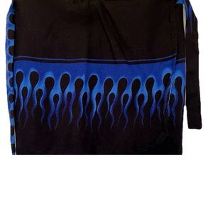 VINTAGE 90s Girls SWIMSUIT COVERUP Wrap Skirt O/S